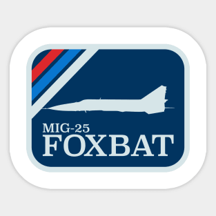 Mig-25 Foxbat Patch Sticker